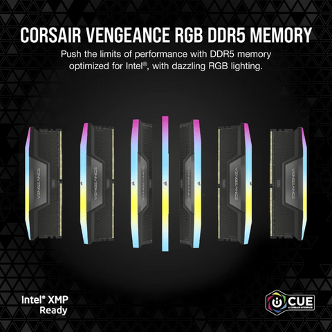 RAM CORSAIR VENGEANCE® RGB 96GB (2x48GB) DDR5 5600Mhz (CMH96GX5M2B5600C40)