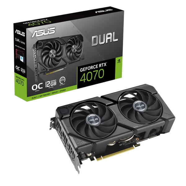 VGA Asus Dual GeForce RTX 4070 EVO OC Edition 12GB GDDR6X