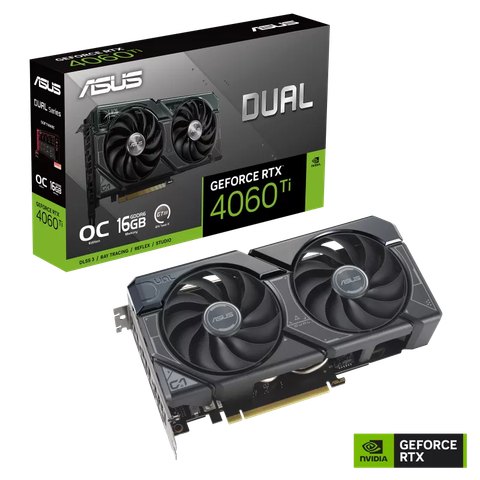 VGA ASUS Dual GeForce RTX™ 4060 Ti OC Edition 16GB GDDR6 (DUAL-RTX4060TI-O16G)