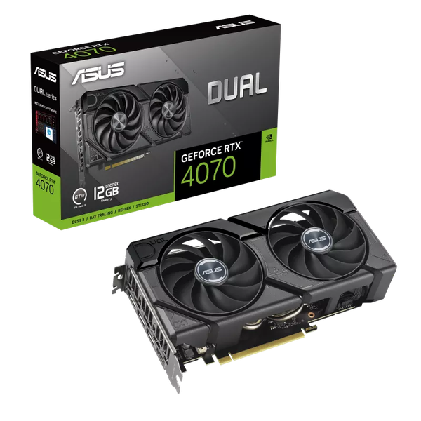 VGA Asus Dual GeForce RTX 4070 EVO 12GB GDDR6X