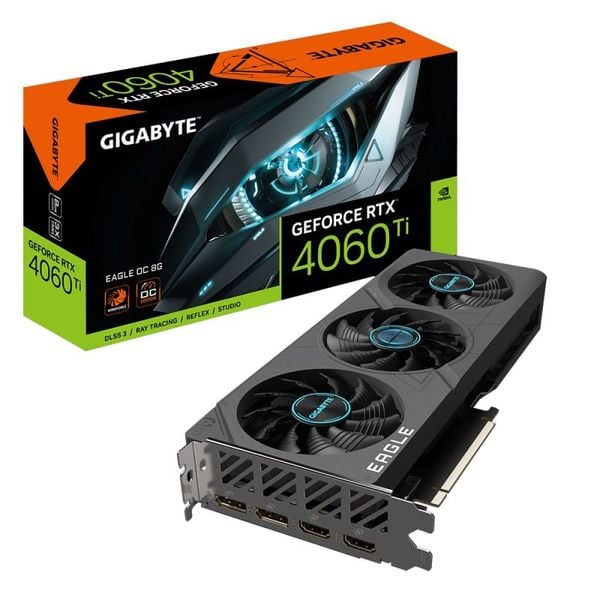 VGA Gigabyte GeForce RTX 4060 Ti Eagle OC 8GB (GV-N406TEAGLE OC-8GD) 