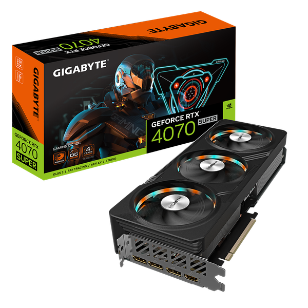 VGA GIGABYTE GeForce RTX 4070 SUPER GAMING OC 12G