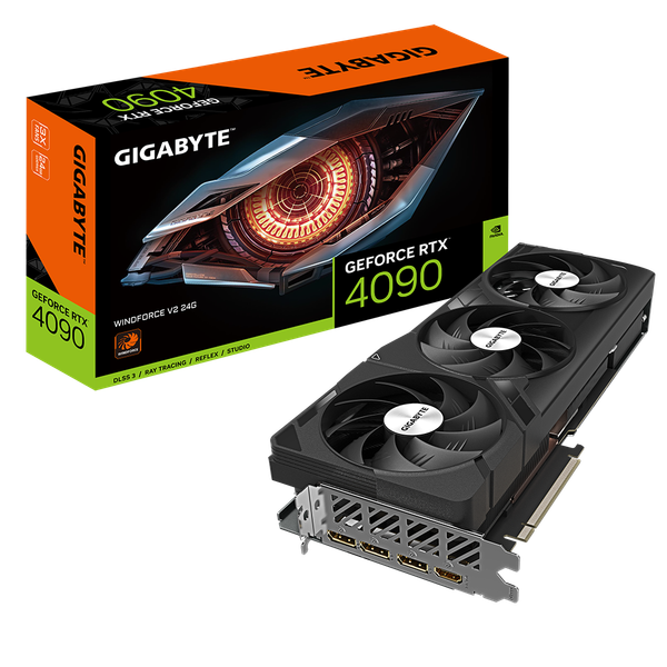 VGA Gigabyte GeForce RTX 4090 Windforce V2 24GB (GV-N4090WF3V2-24GD)