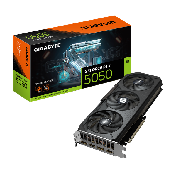 VGA GeForce RTX 5050 GAMING OC 8G (GV-N5050GAMING OC-8GD)