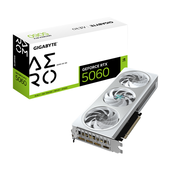 Vga Gigabyte RTX 5060 AERO OC 8GB (N5060AERO OC-8GD)