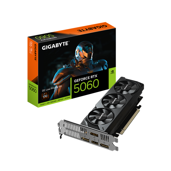 Vga Gigabyte GeForce RTX 5060 OC Low Profile 8G (GV-N5060OC-8GL)
