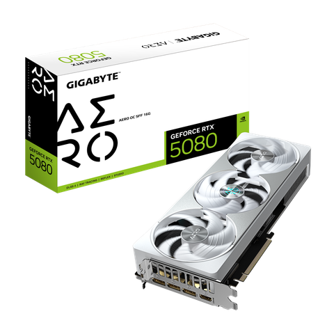 VGA Gigabyte GeForce RTX 5080 AERO OC SFF 16GB (GV-N5080AERO OC-16GD)