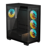 Case Gigabyte C500 PANORAMIC STEALTH Black (Đen)(GB-C500P ST)