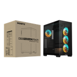 Case Gigabyte C500 PANORAMIC STEALTH Black (Đen)(GB-C500P ST)