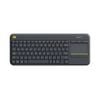 Bàn phím Logitech K400 Plus (ĐEN, WIRELESS, TOUCHPAD, 920-007165)