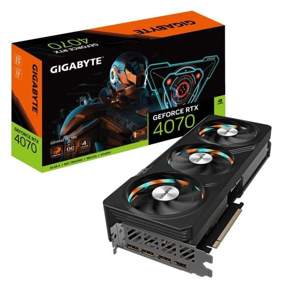 VGA Gigabyte GeForce RTX 4070 Gaming OC 12GB (GV-N4070GAMING OC-12GD)