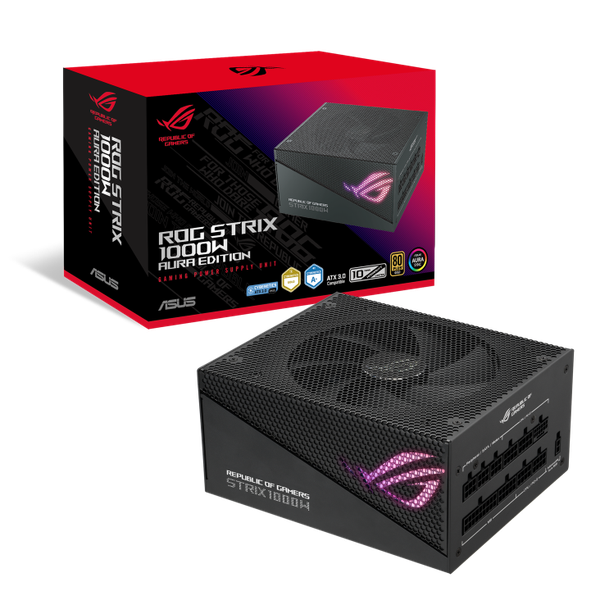 Nguồn ASUS ROG STRIX AURA GAMING PCIE 5.0 1000W 80 Plus Gold Full Modular 