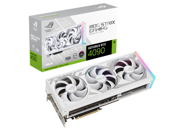 ROG Strix GeForce RTX™ 4090 24GB GDDR6X White Edition