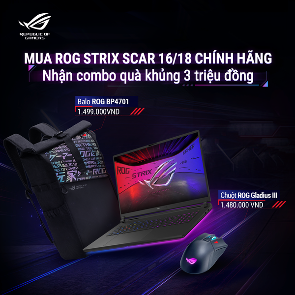Laptop Gaming Asus ROG Strix SCAR 16 G635LW-RW175W