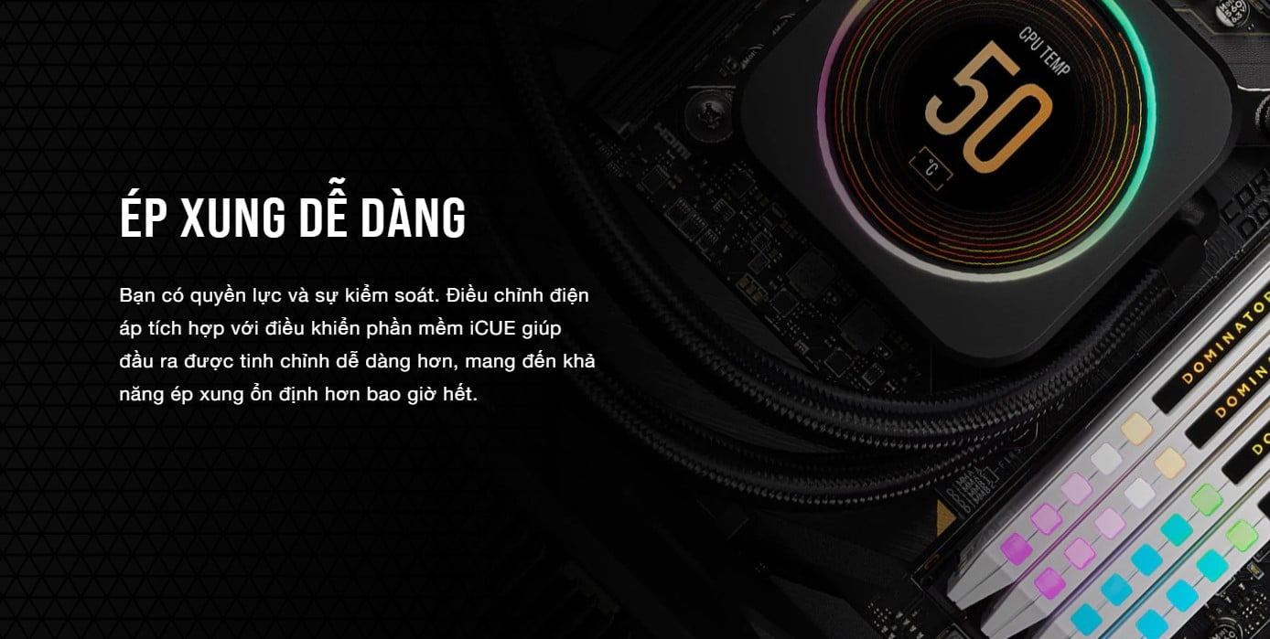 Ram Desktop Corsair DOMINATOR PLATINUM RGB Black