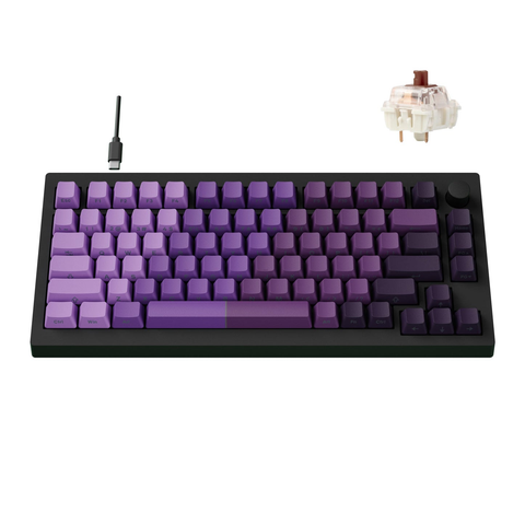 Bàn phím Lemokey X4 Purple Red Backlight Purple