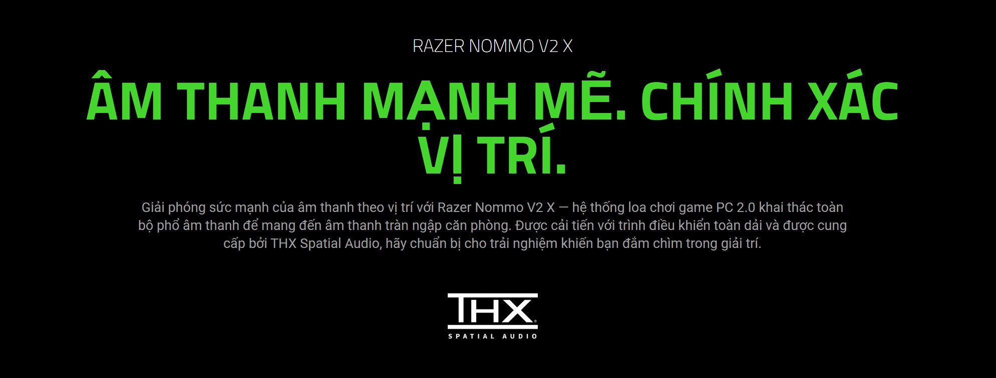 Loa Razer Nommo V2 X (RZ05-04760100-R3G1)