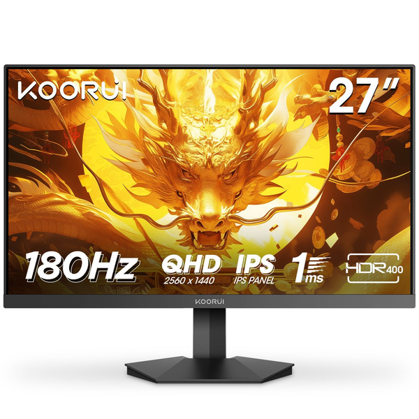 Màn hình Gaming KOORUI G2721V (27inch/ QHD/ IPS/ 180Hz/ 1ms/ 90%DCI-P3)