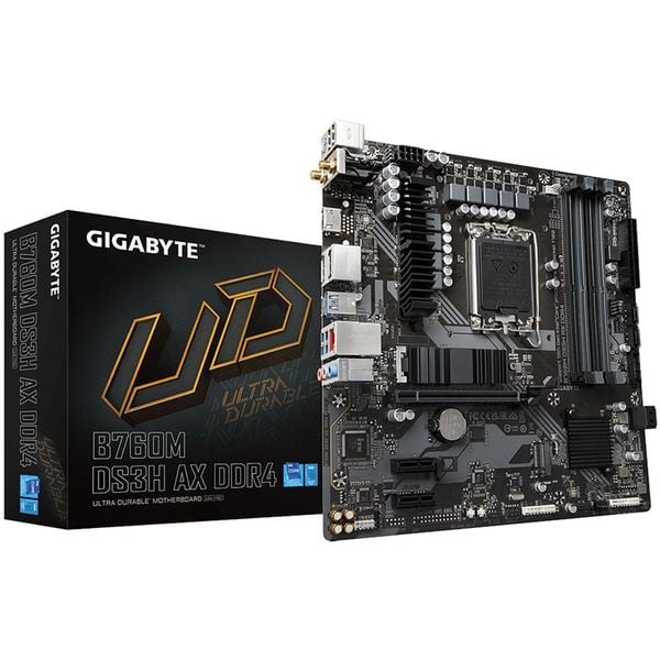 Mainboard Gigabyte B760M DS3H AX DDR4 -Socket Intel LGA 1700