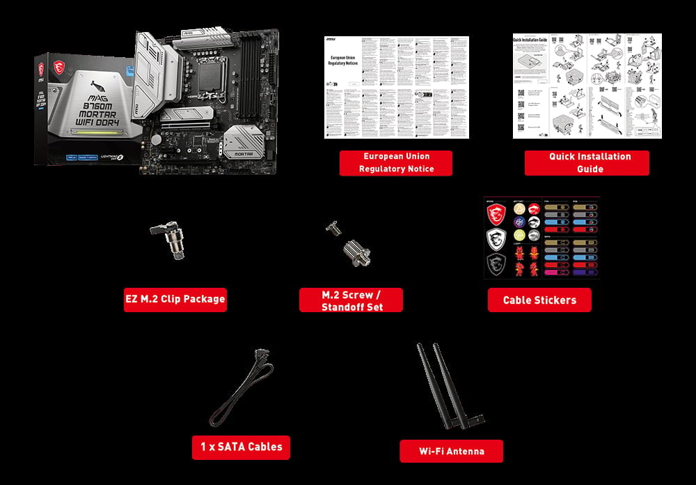 Mainboard MSI MAG B760M Mortar Wifi DDR4