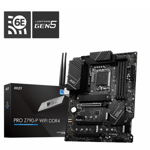 Mainboard MSI Pro Z790-P Wifi DDR4 – Socket Intel LGA 1700 - Tặng kèm chuột gaming MSI M99 Pro