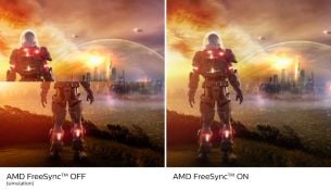 AMD FreeSync™ Premium; chống xé hình, chống lắp hình, chơi game mượt