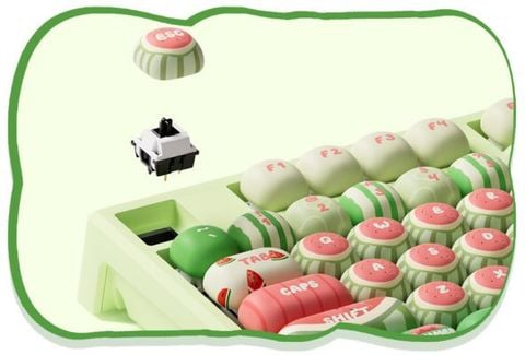 Bàn phím MonsGeek MG108B Watermelon (RGB / Hotswap / Piano Pro SW/ Multi-mode)