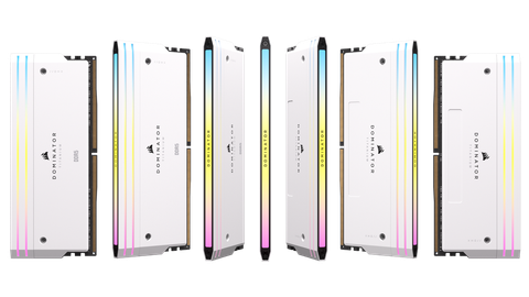 RAM Corsair Dominator Titanium White 32GB (2x16GB) RGB 6000 DDR5 (CMP32GX5M2B6000C30W)