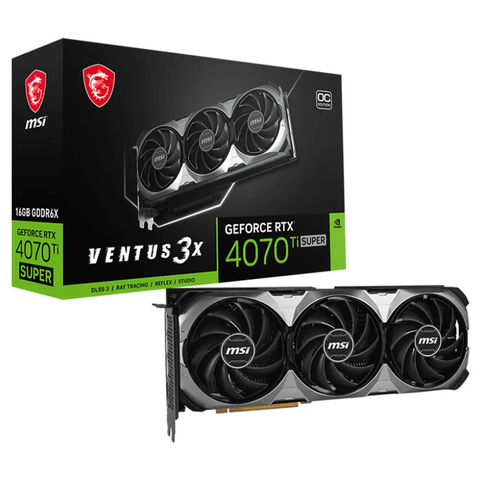 Card màn hình MSI GeForce RTX 4070 Ti SUPER 16G VENTUS 3X OC
