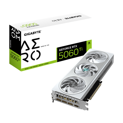 VGA Gigabyte GeForce RTX 5060 Ti AERO OC 16GB (GV-N506TAERO OC-16GD)
