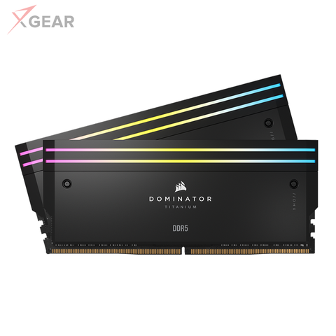 RAM Corsair Dominator Titanium Black 32GB (2x16GB) RGB 6000 DDR5 (CMP32GX5M2B6000C30)