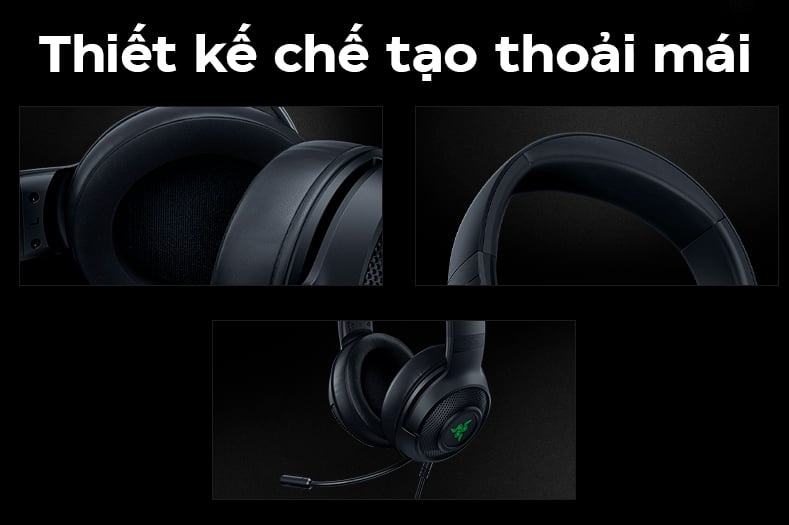 Tai nghe Razer Kraken V3 X USB_RZ04-03750100-R3M1