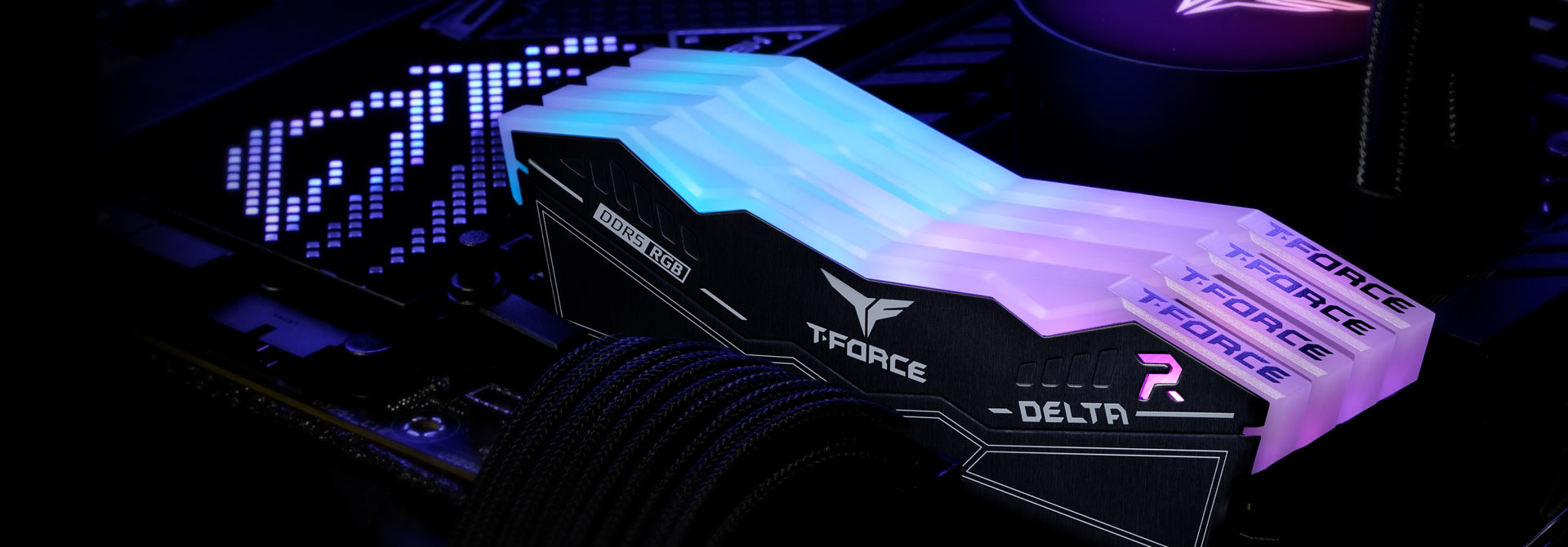 Ram PC TeamGroup T-Force Delta RGB DDR5 White 32GB DDR5-6000 (2x 16GB)