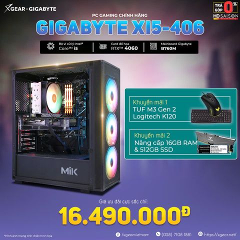 PC Gaming GIGABYTE XI5 - 406