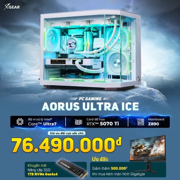 PC Gigabyte Aorus Ultra Ice - 507TI