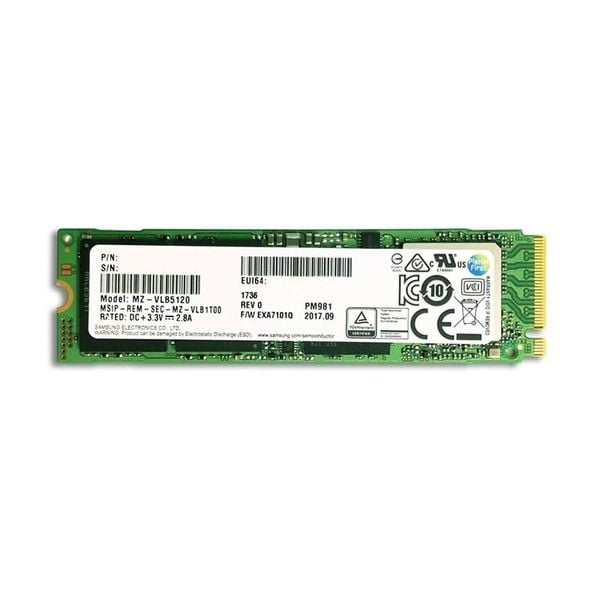 SSD Samsung PM981a 1TB NVMe PCIe Gen3 x4 (MZVLB1T0HBLR-00000)