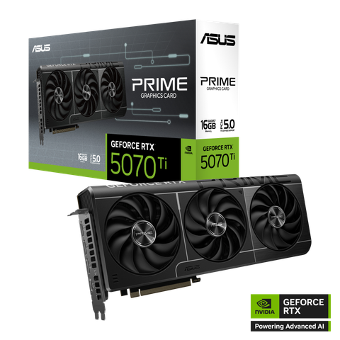 VGA Asus Prime GeForce RTX 5070 Ti 16GB GDDR7