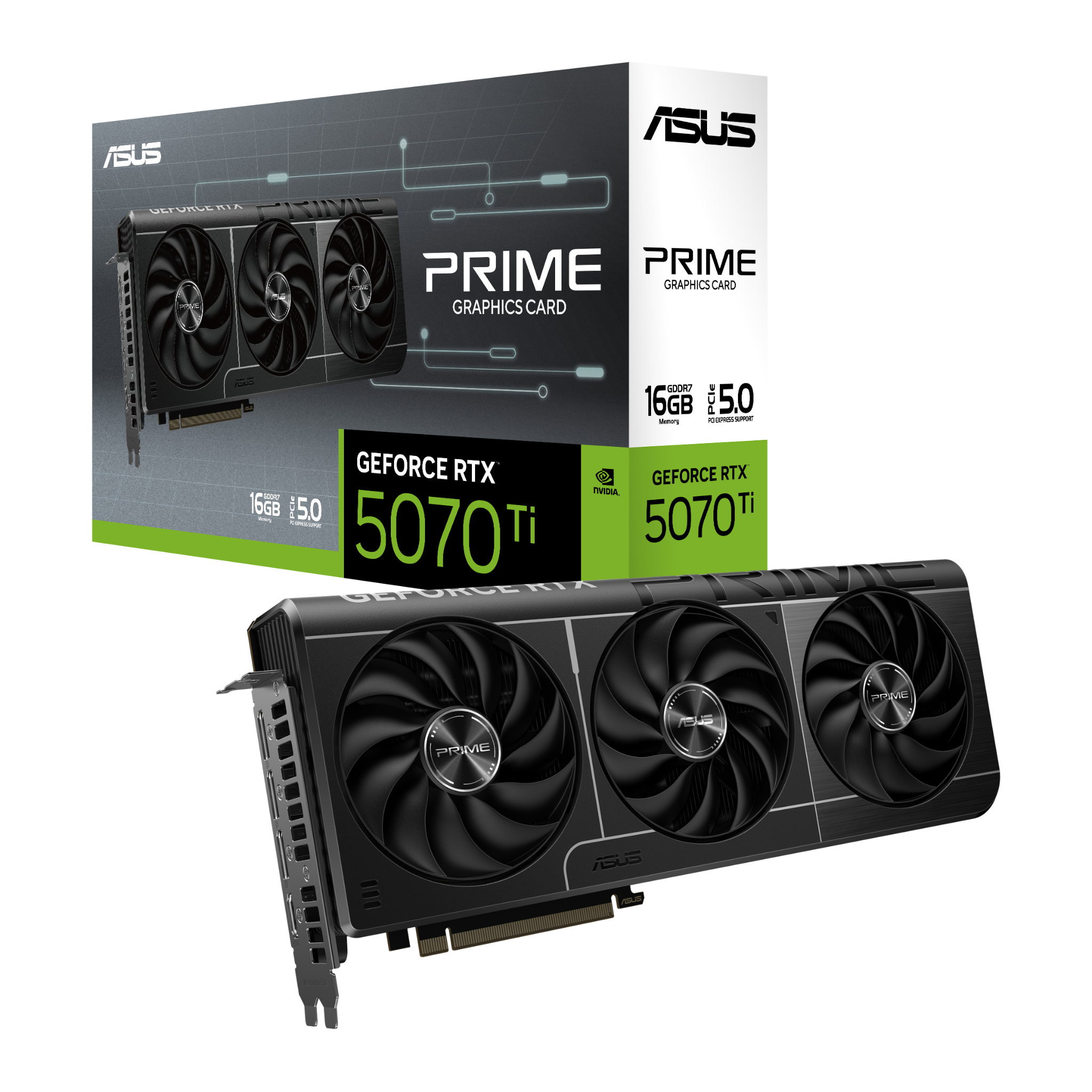 VGA Asus Prime GeForce RTX 5070 Ti 16GB GDDR7