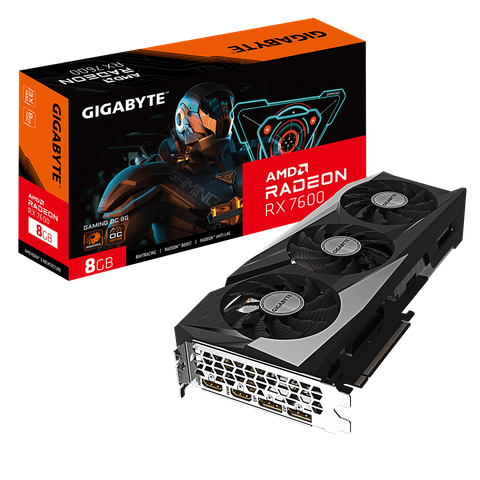 VGA Gigabyte Radeon™ RX 7600 GAMING OC 8G