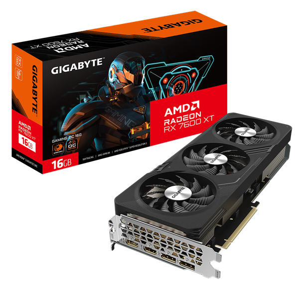 VGA GIGABYTE Radeon™ RX 7600 XT GAMING OC 16G (R76XTGAMING OC-16GD)