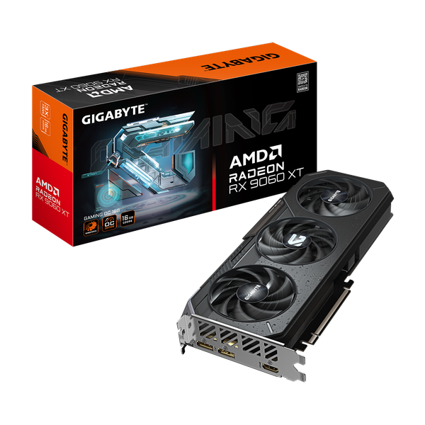 VGA GIGABYTE Radeon RX 9060 XT GAMING OC 16G (GV-R9060XTGAMING OC-16GD)