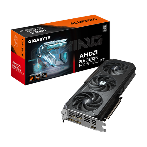 VGA GIGABYTE Radeon RX 9060 XT GAMING OC 8G (GV-R9060XTGAMING OC-8GD)