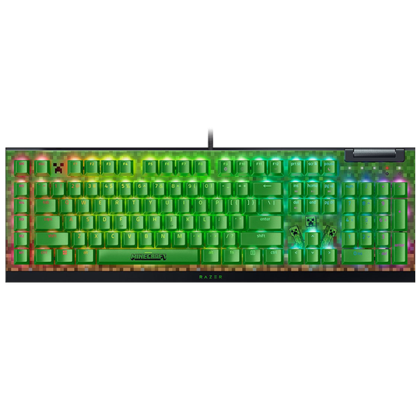 Bàn phím Razer BlackWidow V4 X Green Switch phiên bản Minecraft (RZ03-04704100-R3M1)
