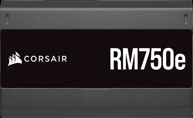 Close up on CORSAIR RMe power supply