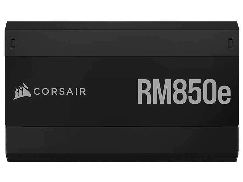 Close up on CORSAIR RMe power supply