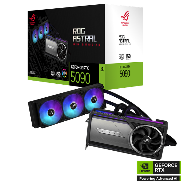 VGA Asus ROG Astral LC GeForce RTX 5090 32GB GDDR7