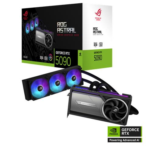 VGA Asus ROG Astral LC GeForce RTX 5090 32GB GDDR7