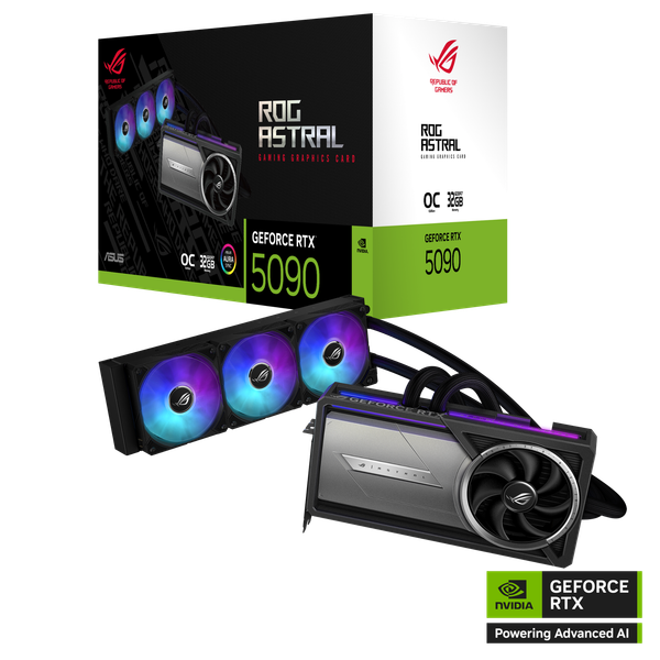 VGA Asus ROG Astral LC GeForce RTX 5090 32GB GDDR7 OC Edition