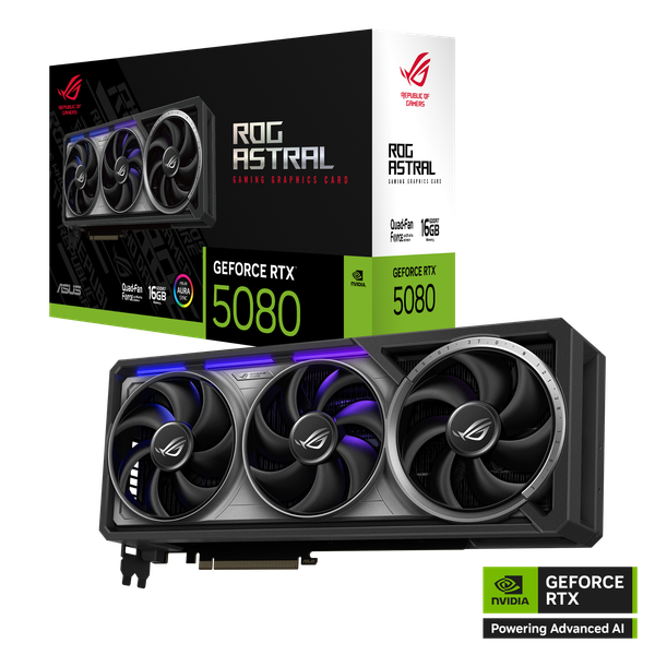 VGA Asus ROG Astral GeForce RTX 5080 16GB GDDR7