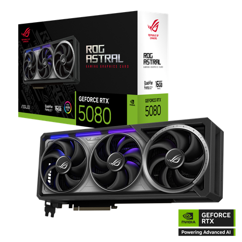VGA Asus ROG Astral GeForce RTX 5080 16GB GDDR7